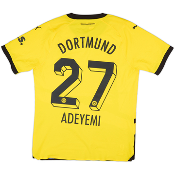 2023-24 Borussia Dortmund Authentic Home Shirt Adeyemi #27 - 9/10 - (L)