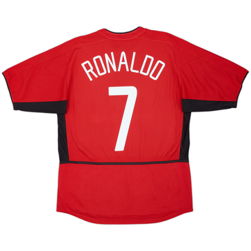 2002-04 Manchester United Home Shirt Ronaldo #7 - 5/10 - (M)