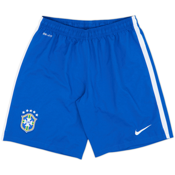 2014-15 Brazil Home Shorts - 8/10 - (L)
