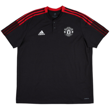 2021-22 Manchester United adidas Polo Shirt - 8/10 - (XL)