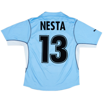 2001-02 Lazio Home Shirt Nesta #13 - 6/10 - (S)