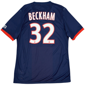 2013-14 Paris Saint-Germain Player Issue Home Shirt Beckham #32 - 9/10 - (XL)