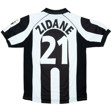 1997-98 Juventus Centenary Home Shirt Zidane #21 - 6/10 - (XL)