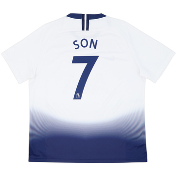 2018-19 Tottenham Home Shirt Son #7 - 9/10 - (XL)