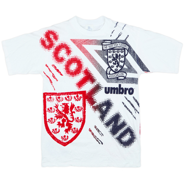 1994-96 Scotland Umbro Cotton Tee - 8/10 - (M)
