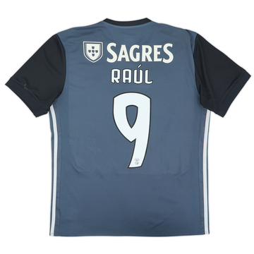 2017-18 Benfica Away Shirt Raul #9 - 7/10 - (M)