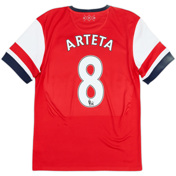 2012-14 Arsenal Home Shirt Arteta #8 - 8/10 - (S)