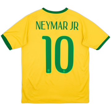 2014-15 Brazil Home Shirt Neymar Jr #10 - 6/10 - (13-15 Years)