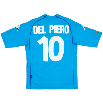 2000-01 Italy Basic Home Shirt Del Piero #10 - 6/10 - (XL)