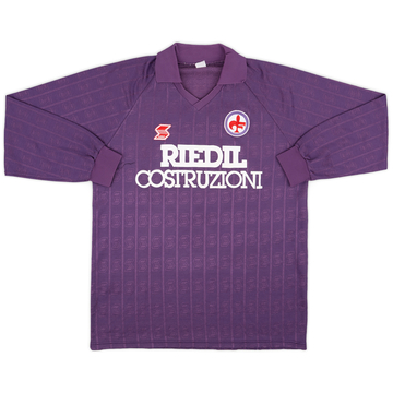 1988-90 Fiorentina Match Issue Home L/S Shirt #6