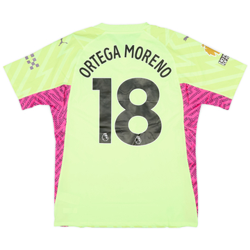 2023-24 Manchester City Match Issue GK Shirt Ortega Moreno #18