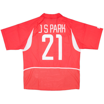 2002-03 South Korea Home Shirt J.S.Park #21 (L)