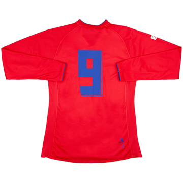 2006-08 South Korea Home L/S Shirt #9 - 8/10 - (XL)