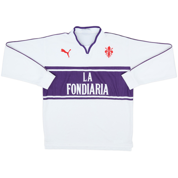 2002-03 Fiorentina Home L/S Shirt - 9/10 - (XL.Boys)