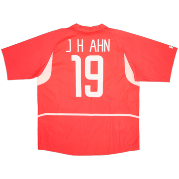 2002-03 South Korea Home Shirt J.H.Ahn #19 - 5/10 - (XXL)