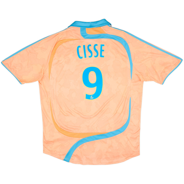 Camiseta de la tercera equipación del Olympique Marseille 2007-08 Cisse #9 - 6/10 - (XL)
