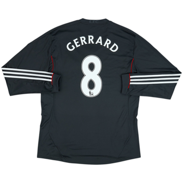 2011-12 Liverpool Away L/S Shirt Gerrard #8 - 8/10 - (L)