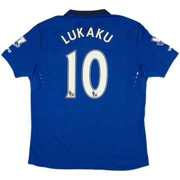 2014-15 Everton Home Shirt Lukaku #10 - 7/10 - (XL)