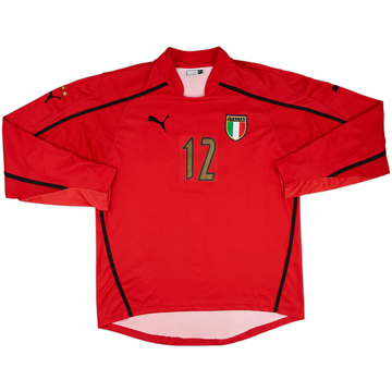 2003-04 Italy Match Issue GK Shirt #12