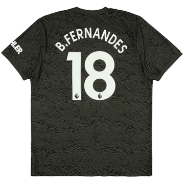 2020-21 Manchester United Away Shirt B.Fernandes #18 - 7/10 - (XL)