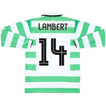 2004-05 Celtic Home L/S Shirt Lambert #14 - 6/10 - (S)