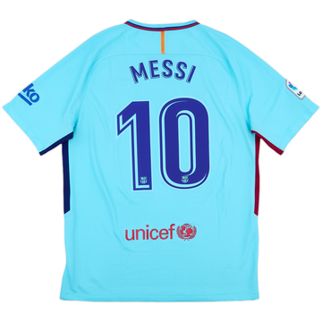 2017-18 Barcelona Away Shirt Messi #10 - 7/10 - (L)