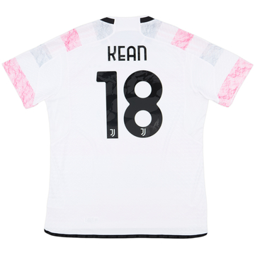 2023-24 Juventus Authentic Away Shirt Kean #18 - 10/10 - (XL)