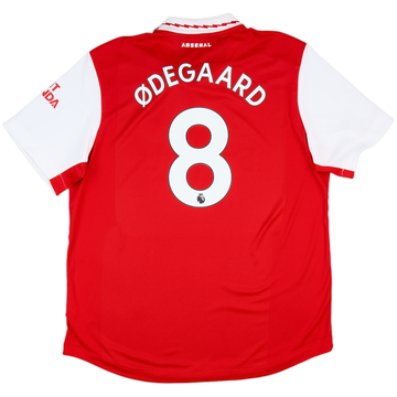 2022-23 Arsenal Authentic Home Shirt Odegaard #8 - 8/10 - (XXL)