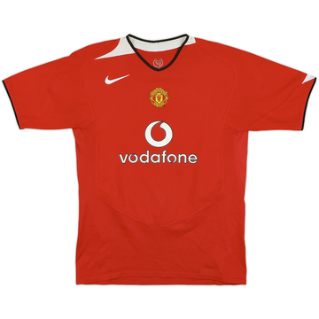2004-06 Manchester United Home Shirt - 6/10 - (XL.Boys)