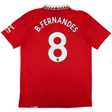 2022-23 Manchester United Home Shirt B.Fernandes #8 - 10/10 - (L)