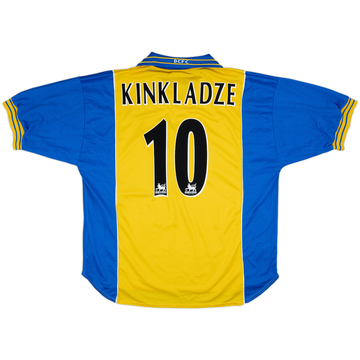 1999-01 Derby County Away Shirt Kinkladze #10 - 7/10 - (XL)