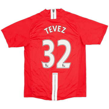 2007-09 Manchester United Home Shirt Tevez #32 - 5/10 - (S)