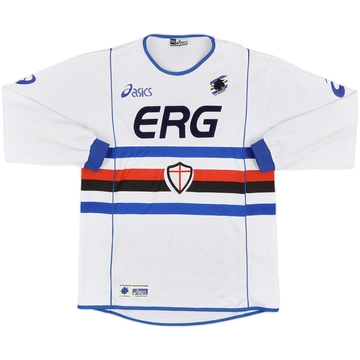2002-03 Sampdoria Away L/S Shirt - 8/10 - (M)