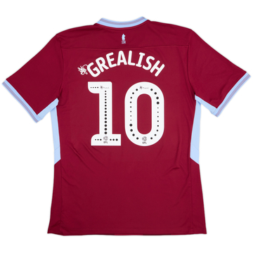 2018-19 Aston Villa Home Shirt Grealish #10 - 10/10 - (L)