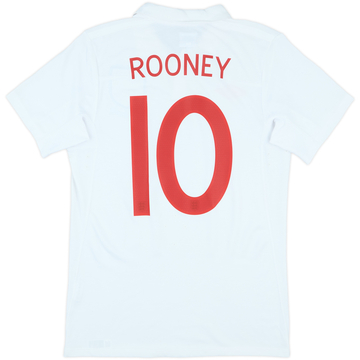 2009-10 England Home Shirt Rooney #10 - 8/10 - (S)