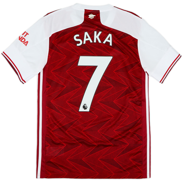 2020-21 Arsenal Home Shirt Saka #7 - 10/10 - (S)