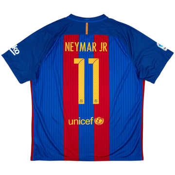 2016-17 Barcelona Home Shirt Neymar Jr #11 (XXL)