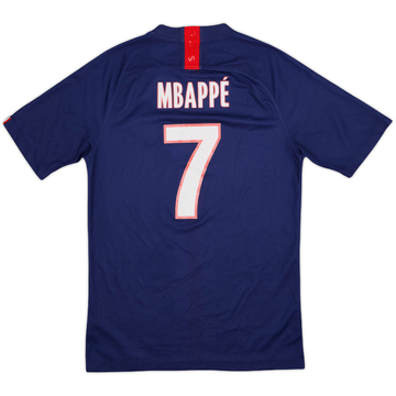 2019-20 Paris Saint-Germain Home Shirt Mbappe #7 - 5/10 - (S)