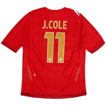 2006-08 England Away Shirt J.Cole #11 - 5/10 - (L)