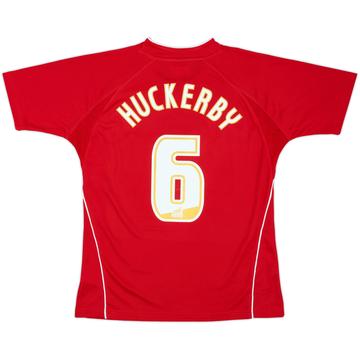 Camiseta de visitante del Norwich 2007-08 Huckerby #6 - 8/10 - (M)