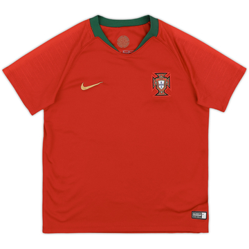 2018-19 Portugal Home Shirt - 10/10 - (S.Boys)