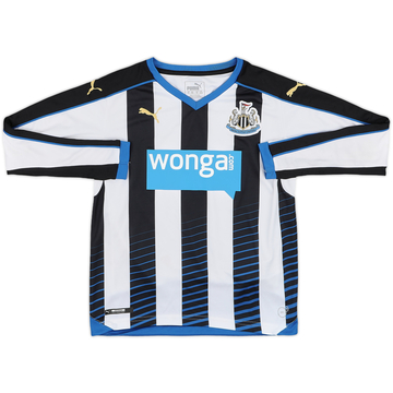 2015-16 Newcastle Home L/S Shirt - 8/10 - (M.Boys)