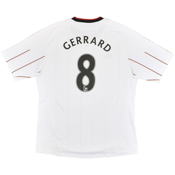 2010-11 Liverpool Away Shirt Gerrard #8 - 5/10 - (XL)