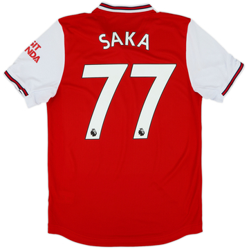 2019-20 Arsenal Authentic Home Shirt Saka #77 - 5/10 - (M)