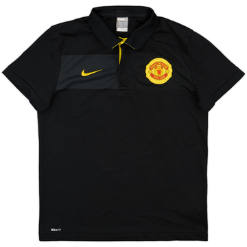2009-10 Manchester United Nike Polo Shirt - 8/10 - (M)