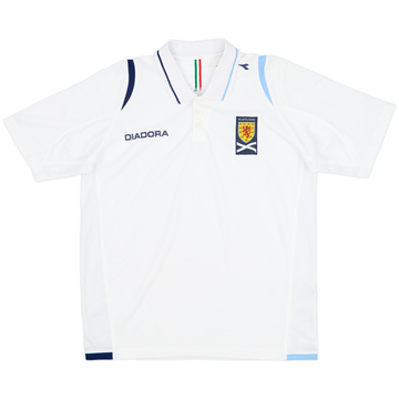 2007-08 Scotland Diadora Polo Shirt - 7/10 - (S)