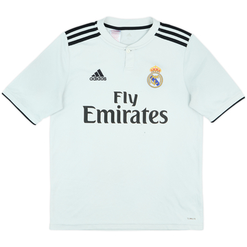 2018-19 Real Madrid Home Shirt - 5/10 - (XL.Boys)