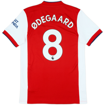 2021-22 Arsenal Home Shirt Odegaard #8 - 8/10 - (S)