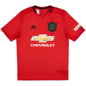 2019-20 Manchester United Home Shirt - 8/10 - (XL.Boys)