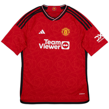 2023-24 Manchester United Home Shirt - 10/10 - (XL.Boys)